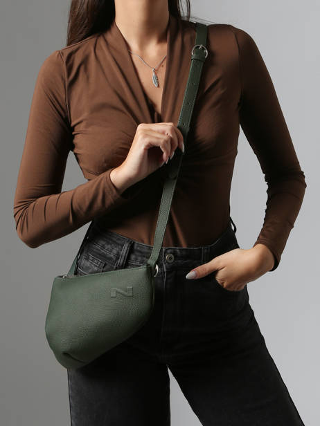 Leather Crossbody Bag N City Nathan baume Green n city N1811000 other view 1