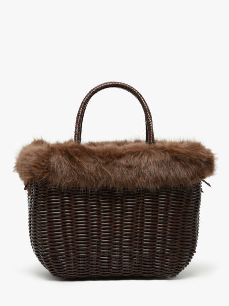 Shopping Bag Doudou Le voyage en panier Brown doudou M other view 5