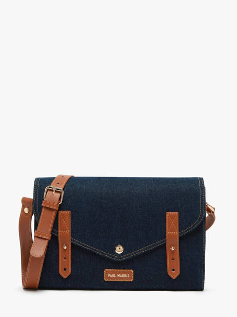 Shoulder Bag Denim Brut Paul marius Blue denim brut INDISDEB