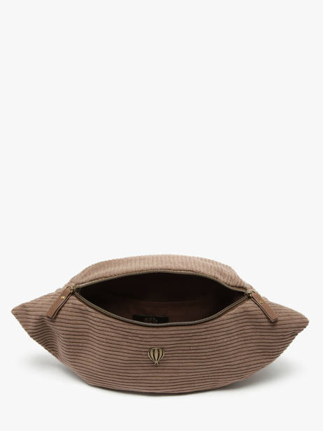 Belt Bag Le voyage en panier Brown velours AHP244 other view 3