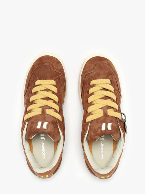 Sneakers In Leather Coolway Brown men 8623711 other view 3