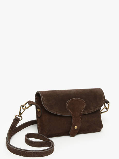 Crossbody Bag Velvet Milano Brown velvet VE260612 other view 2