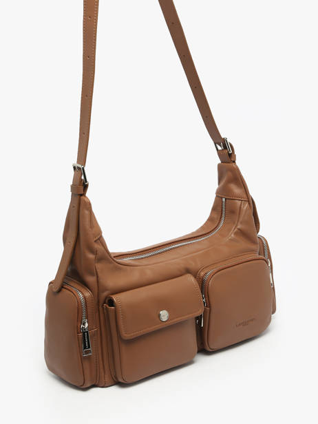 Shoulder Bag Soft Caramella Leather Lancaster Beige soft caramella 7 other view 2
