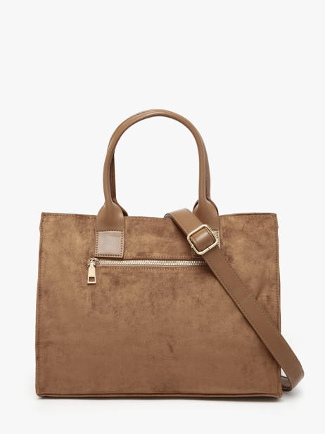 A4 Size Satchel Stud David jones Brown stud CM7868 other view 4