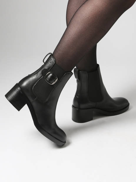Heeled Boots In Leather Tamaris Black women 45 other view 1