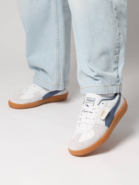 Sneakers In Leather Puma White women 39646424 other view 1