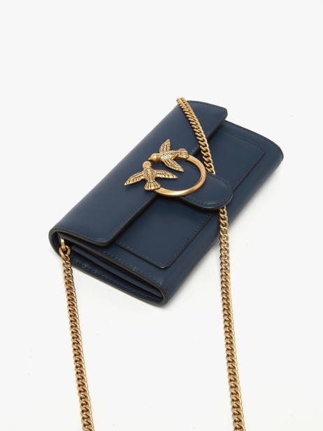 Crossbody Bag Love Bag Icon Leather Pinko Blue love bag icon A0F1 other view 2