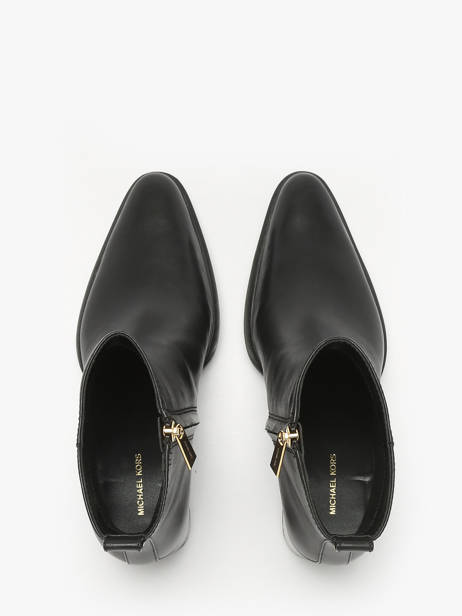 Heeled Formal Shoes In Leather Michael kors Black women XME5L001 other view 3