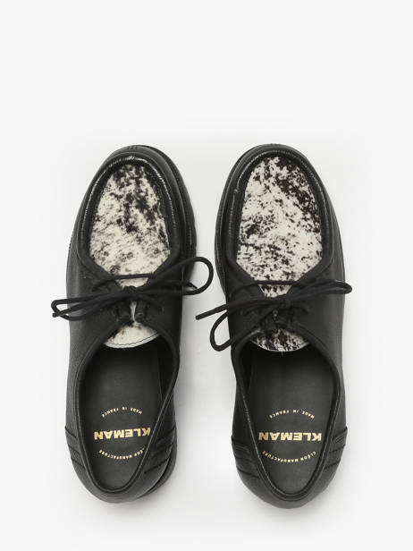 Derby Shoes In Leather Kleman Black women PADRINIB other view 3