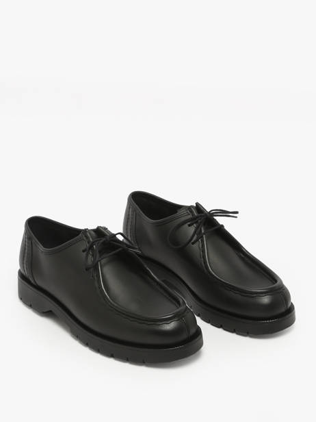 Derby Shoes In Leather Kleman Black men PADROR other view 1