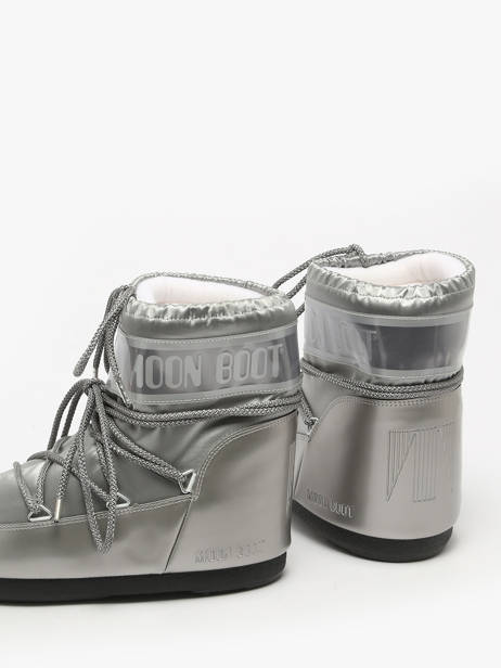 Boots Icon Low Glance Moon boot Silver women D1409350 other view 2