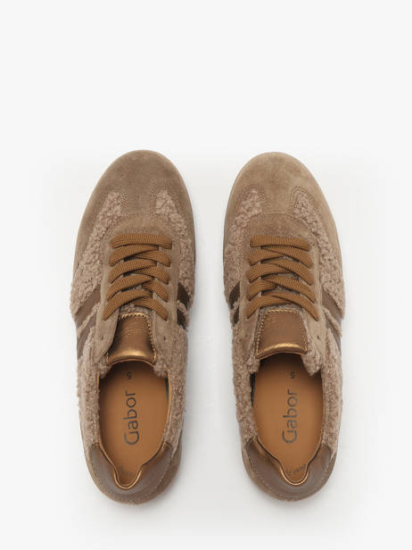 Sneakers In Leather Gabor Brown women 34 other view 3