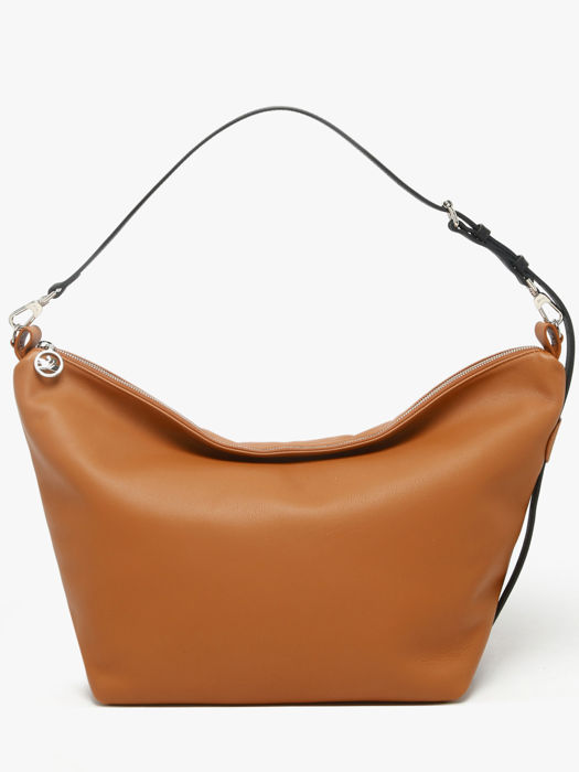 Longchamp Besace longchamp cuir Hobo bag Brown