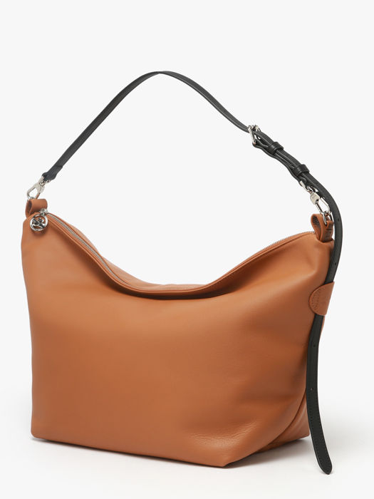 Longchamp Besace longchamp cuir Hobo bag Brown
