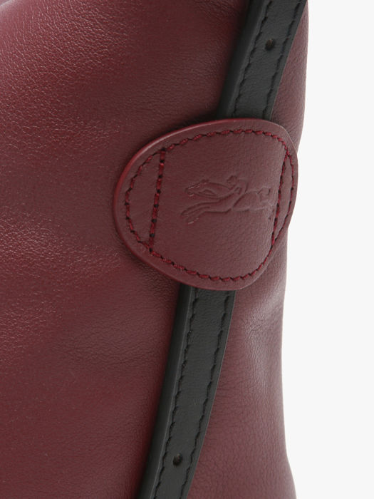 Longchamp Besace longchamp cuir Messenger bag Violet