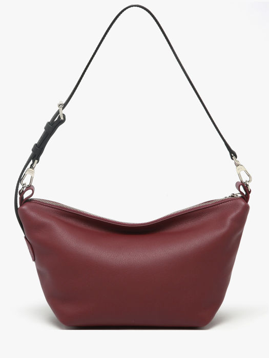 Longchamp Besace longchamp cuir Messenger bag Violet