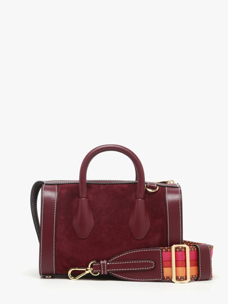 Suede Leather Mini Bcbg Bowling Bag Lancel Violet bcbg A13692 other view 4