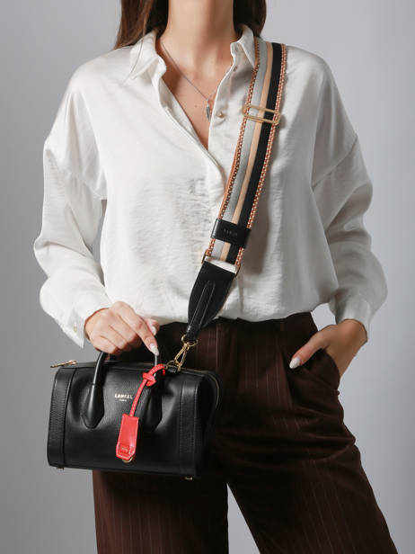 Mini Sac Bowling Bcbg Cuir Lancel Noir bcbg A13689 vue secondaire 1