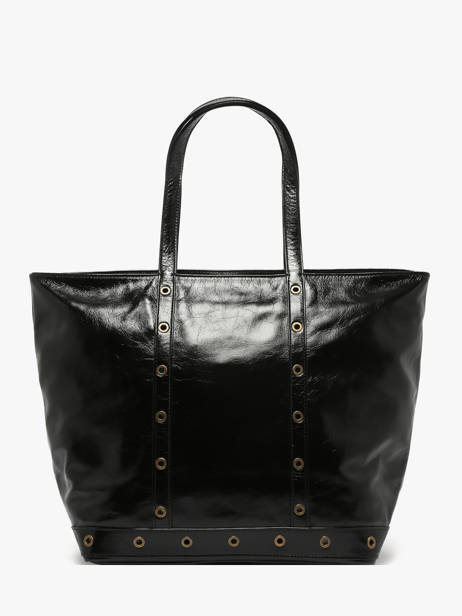 Le Cabas S En Cuir Craquelé Avec Bandoulière Vanessa bruno Noir cabas cuir 82V40409