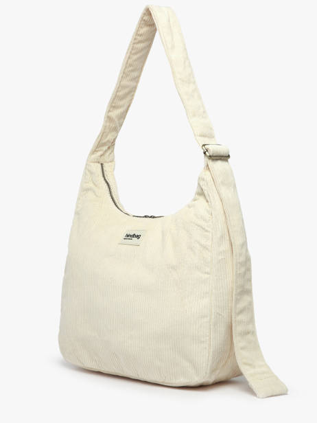 Crossbody Bag Velours Corduroy Hindbag Beige velours V other view 2