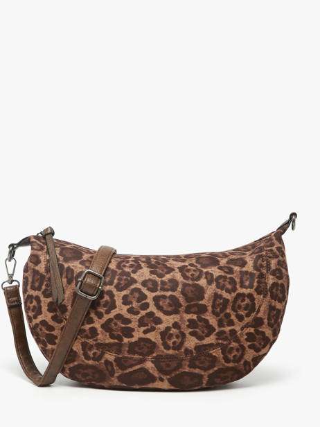 Shoulder Bag Leopard Miniprix Brown leopard L