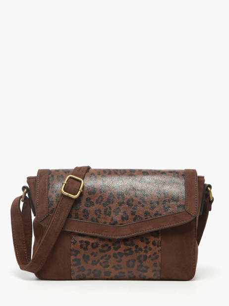 Shoulder Bag Velvet Miniprix Brown velvet 27582