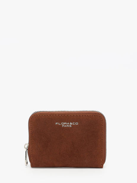 Coin Purse Miniprix Brown velvet F8809