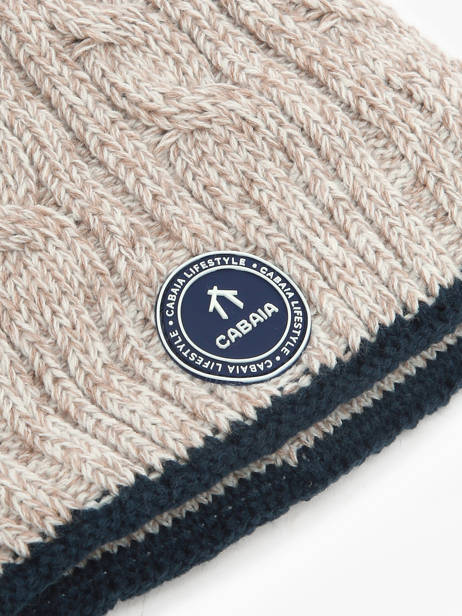 Beanie Cabaia Beige hats CREAMYGI other view 1