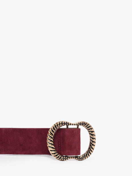 Ceinture Pieces Rouge nikka 17131109 vue secondaire 2