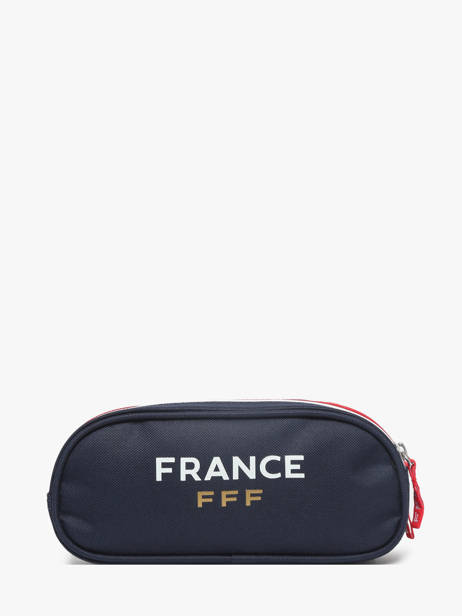 2-compartment Pouch Federat. france football Blue fff 25BX207D other view 2