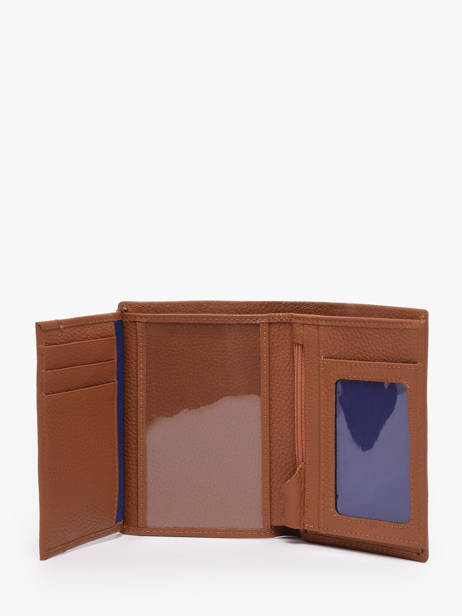 Wallet Leather Le tanneur Brown charles TCHA3311 other view 2