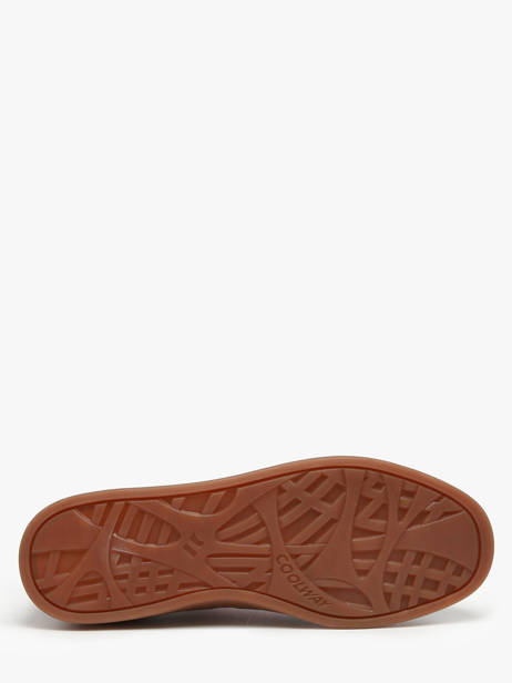 Sneakers Goal In Leather Coolway Brown men 8623594 other view 4
