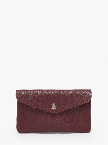 Coin Purse Leather Milano Red caviar CA23113