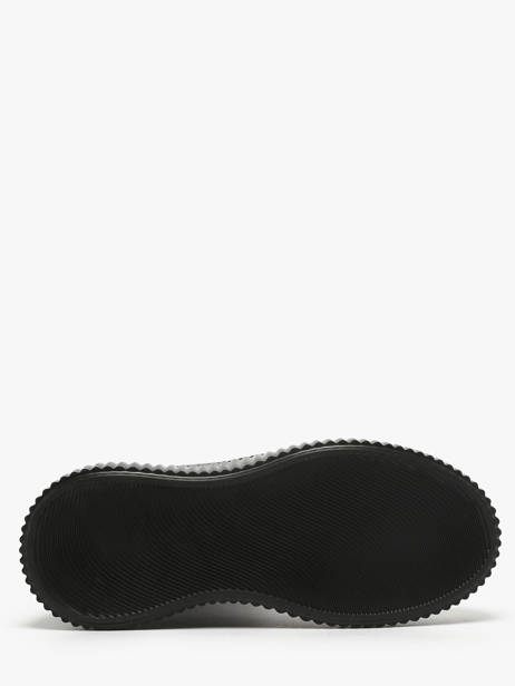 Boots Kreeper In Leather Karl lagerfeld Black women KL42365 other view 4