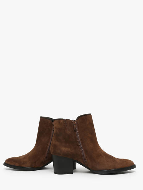 Heeled Boots In Leather Gabor Brown women 41 other view 2