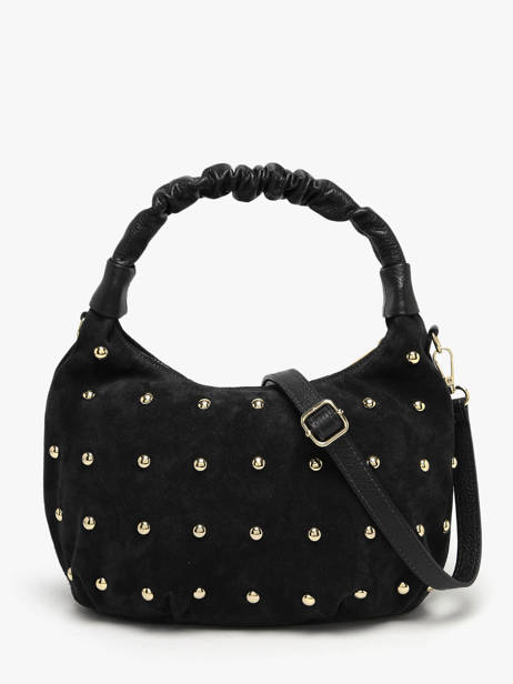 Sac Porté épaule Velvet Studs Milano Noir velvet studs VS25094 vue secondaire 4