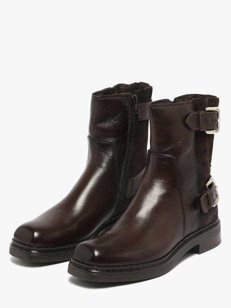 Boots In Leather Mjus Brown women L93203 other view 1