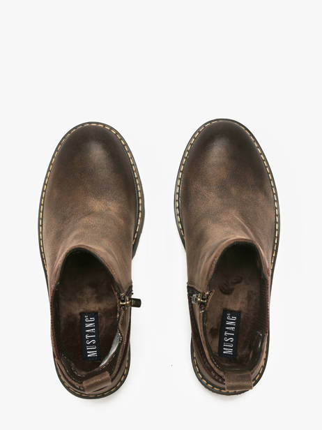 Heeled Boots Mustang Beige women M0132001 other view 3