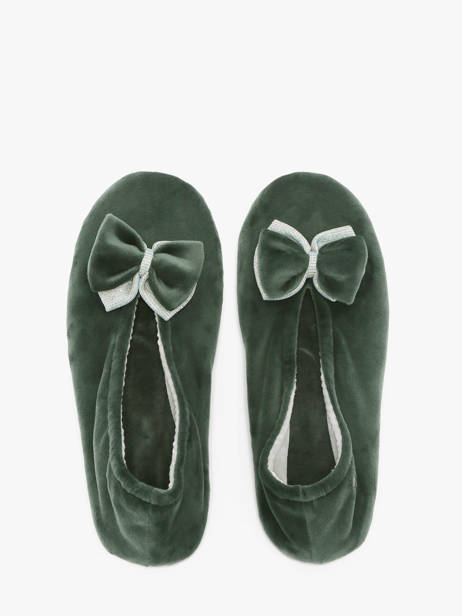 Slippers Isotoner Green women 97439
