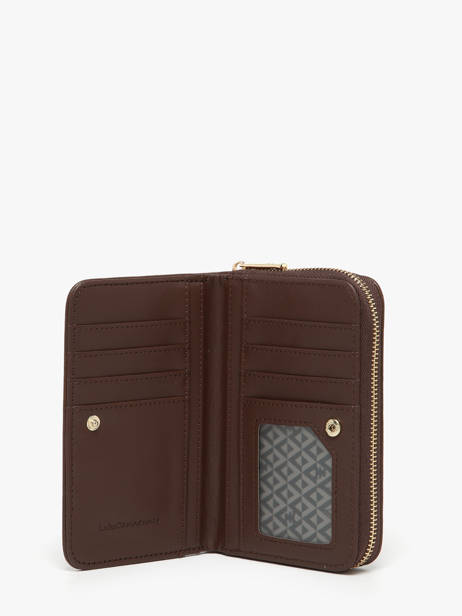 Carolina Wallet Lulu castagnette Brown zip CAROL035 other view 1