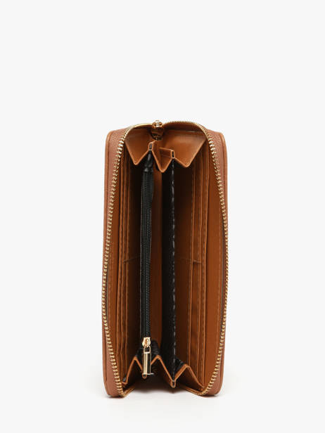 Wallet Lulu castagnette Brown zip CHRYS033 other view 1