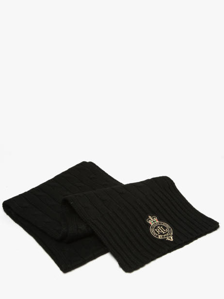 Scarf Lauren ralph lauren Black textile 54P04456 other view 2