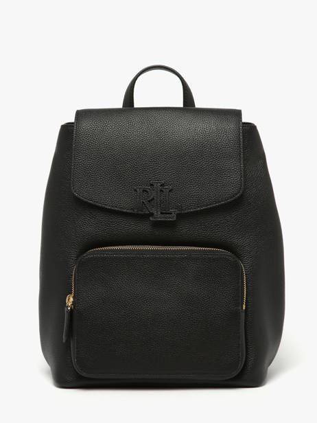 Sac à Dos Cameryn Cuir Lauren ralph lauren Noir cameryn 31969355