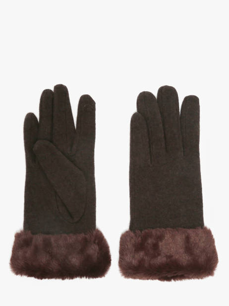 Gloves Isotoner Brown women gloves 85358