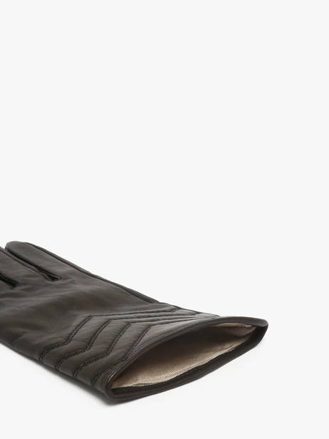 Gloves Isotoner Black women gloves 85359 other view 1
