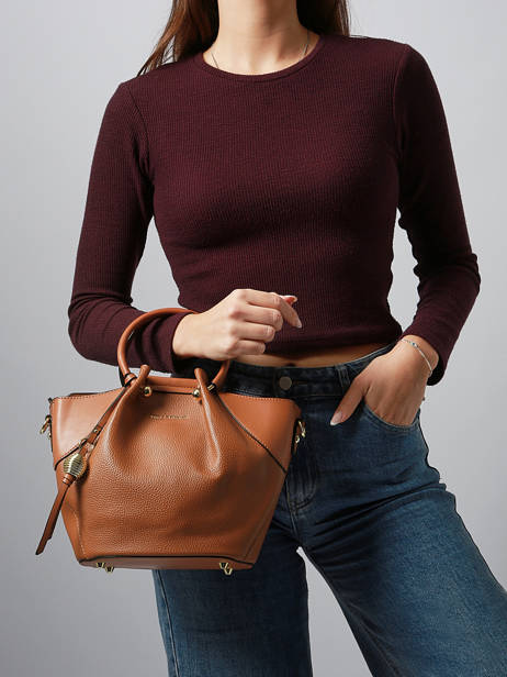 Sac Bandoulière Gretel Ted lapidus Marron gretel TLAU8931 vue secondaire 1