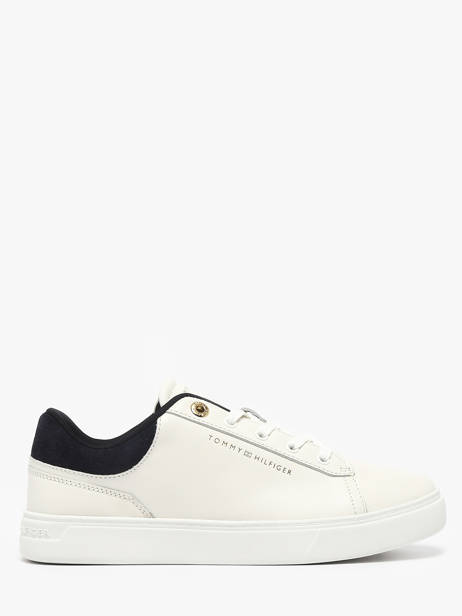 Sneakers In Leather Tommy hilfiger White women 902002Y