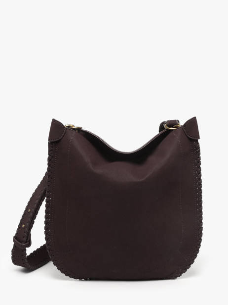 Shoulder Bag Lace Miniprix Brown lace 88133