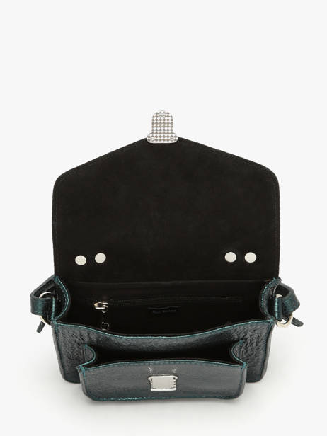 Leather Melle George Xs Minuit Crossbody Bag Paul marius Green minuit GEORXMIN other view 2