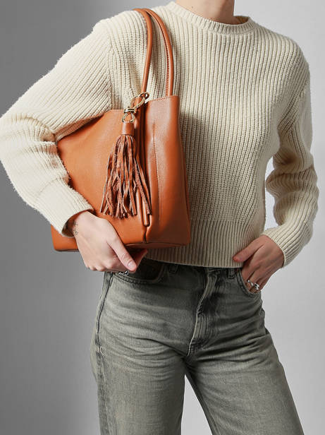 Shoulder Bag Helena Leather Francinel Brown helena 22945 other view 1